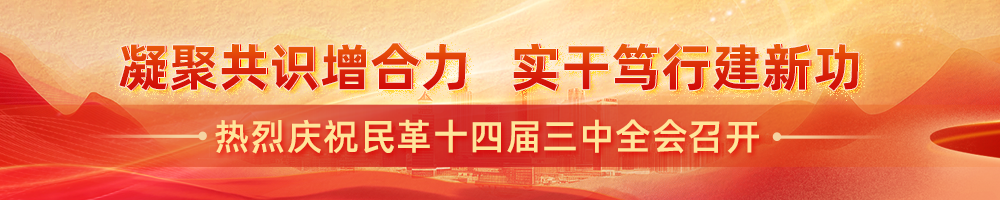 凝聚共識增合力 實干篤行建新功——熱烈慶祝民革十四屆三中全會召開